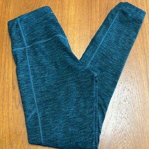 Mondetta Leggings Size S/P. Green GUC YOGA Athletic Sports Fitness Casual